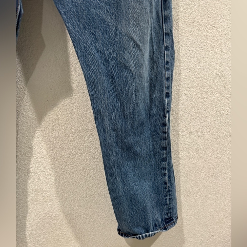 Levi’s Men’s 501 Straight Fit 100% Cotton Button Fly Denim Blue Jeans Size 38 - Picture 14 of 16